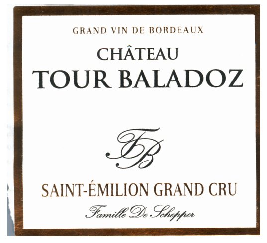 Château Tour Baladoz, AC Saint-Emilion Grand Cru