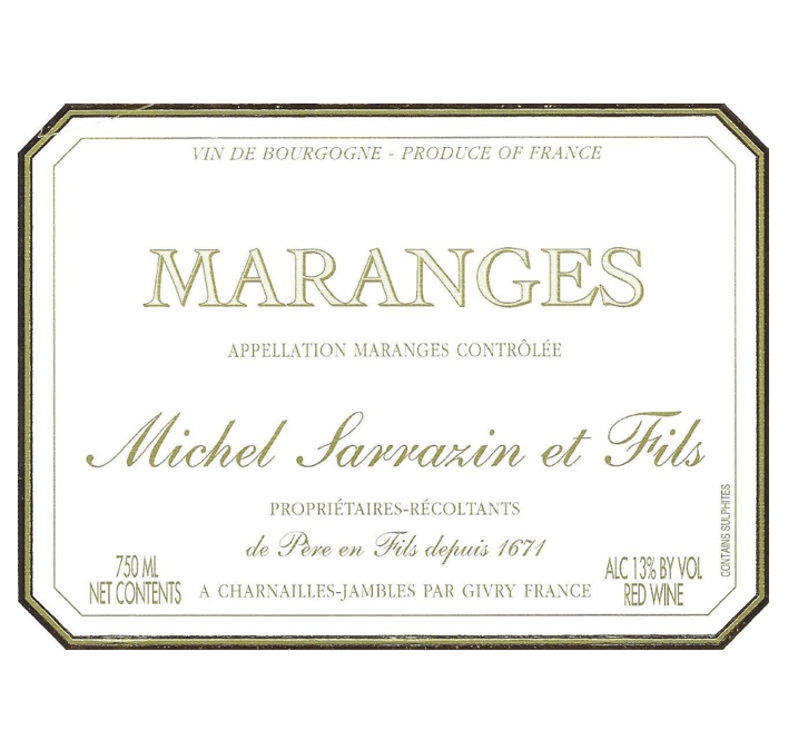 Maranges Blanc Domaine M sarrazin & fils