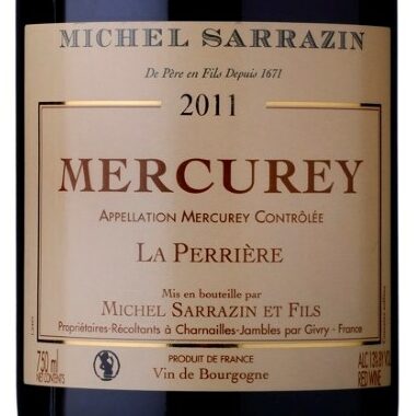 Mercurey La Perrière Domaine Sarrazin