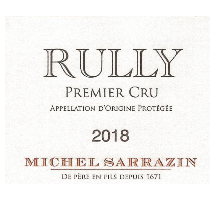 Rully 1er Cru Vauvry M Sarrazin & fils