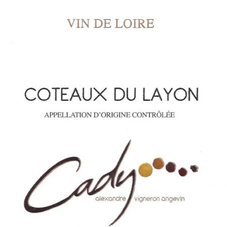 Coteaux du Layon Domaine Cady Bio