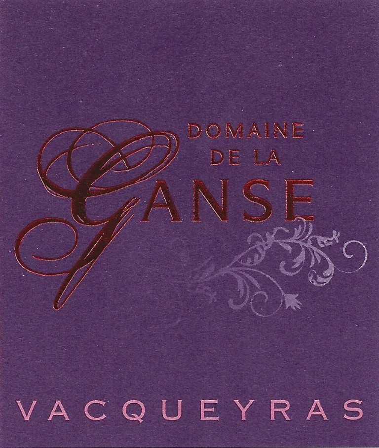 Vacqueyras Domaine de la Ganse BIO